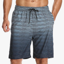 Flytop Men's Swim Trunks Quick Dry Board Shorts with Zipper Pockets Bathing Suit, XXL