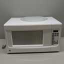 GE Countertop Microwave Oven, 1.7 Cubic Ft., 1,100-watt Capacity, 7 Auto Cooking Settings, Child-Lock Technology, Kitchen Essentials for the Countertop, Dorm Room or Apartment, White