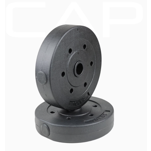 CAP Barbell Standard Vinyl Weight Plate Set, 20 lb