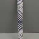 MelunMer Modern Peel and Stick Wallpaper Boho Contact Paper for Cabinet Stripe Geometric Contact Paper Self Adhesive Removable Wallpaper for Bedroom Bathroom Waterproof Blue and White 197inL17.3inW