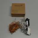 Minetom Fairy Lights Plug in, 10Feet 200 Led Cluster Lights Waterproof Starry String Lights for Ceiling Bedroom Wreath Window Wedding Christmas Tree Decoration, Warm White