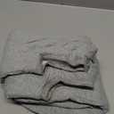 Mosebears Sleep Sack Baby Winter Wearable Blanket with 2-Way Zipper,2.5 TOG Cotton Sleep Sack Unisex (Grey, 0-6 Months)