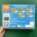 QUOKKA Search and Find Puzzles for Kids Ages 4-6 - Riddle Kids Puzzles 6-8 Years Old - 70 Unique Pcs - 20 Illustrated Guessing Cards - Engaging Children Themes - Africa Puzzle Gift for Toddlers 3-5