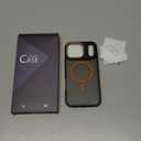 Magnetic 3 in 1 for iPhone 17 Pro Max Case, [Omni-Directional Protection] with 1x Screen Protector + 1x Camera Cover, [Seamless Work with Magsafe] Protective Case for iPhone 17 Pro Max Cosmic Orange