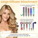Upgraded 6IN Diffuser Attachment for Dyson Airwrap Styler HS01 HS05 HS08, Hair Diffuser Nozzle for Fast Drying and Styling Wave Curly Thick Hair