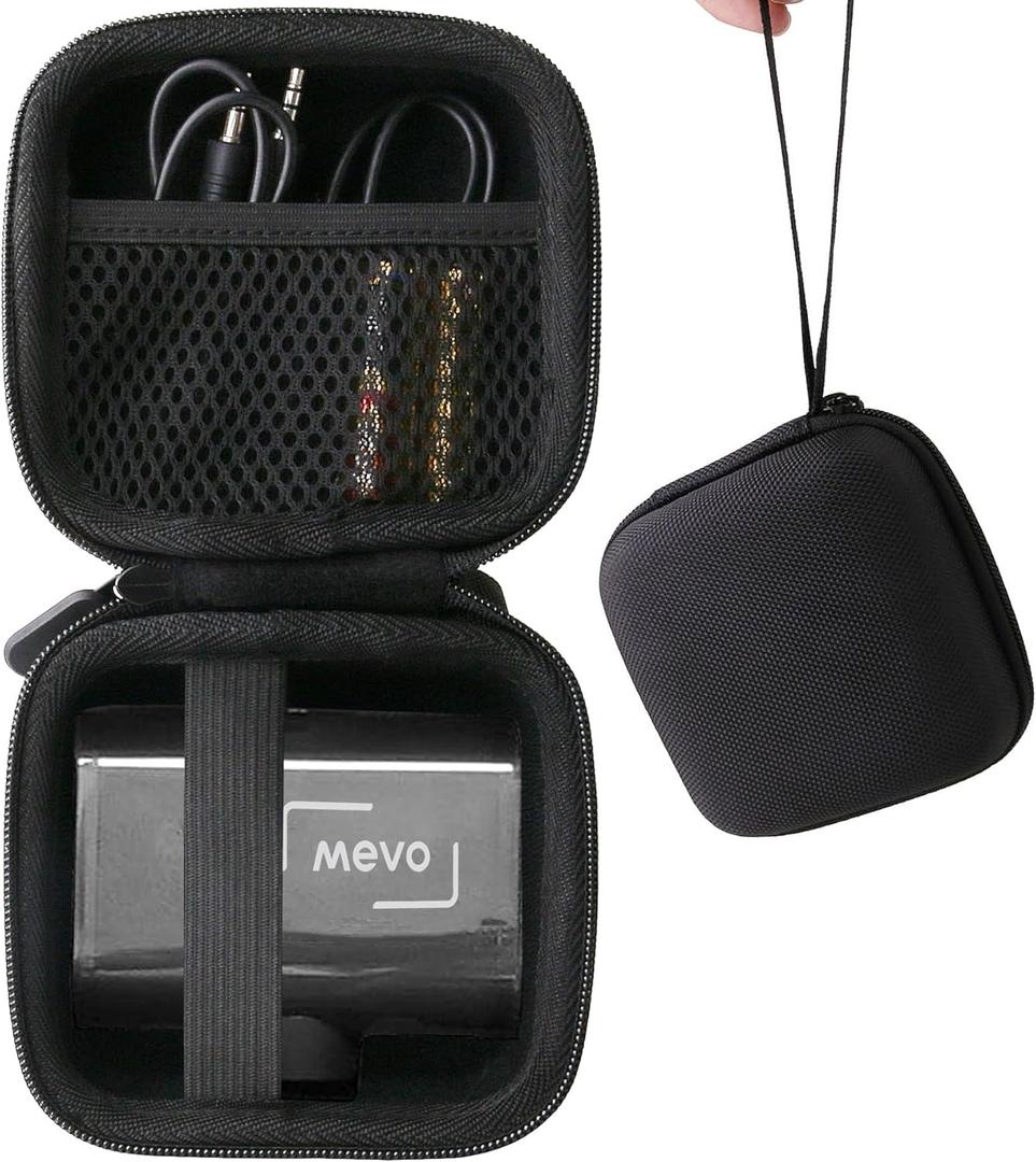 Hard EVA Carrying Case Compatible with Logitech for Creators Mevo Start, Wireless Live Streaming Camera Storage Box.