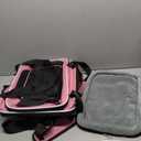 Petskd Top-Expandable Pet Carrier 18x13x9.5 Inches Southwest Airline Approved, Soft-Sided Carrier for Small Cats and Dogs with Locking Safety Zippers and Anti-Scratch Mesh(Pink)