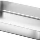Stainless Steel Roaster Pan for Baking Deep Rectangular Oven Tray with Nonstick Surface for Turkey Chicken and Lasagna Easy to Clean and Design