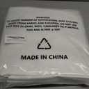 Fanpat Instant Canopy Tent Sidewalls for 10x10 Pop Up Canopy Waterproof,99% UV Protection3 Piece Sidewalls, White(3PCS Sidewall Only, Canopy Tent NOT Included)