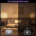 Philips Hue Essential Smart LED A19 Bulb, White and Color Ambiance, E26 Base, 8.8W, 2200K-6500K, 800 Lumens, Dimmable, Works with Alexa, Google, and Apple Home, 4-Pack