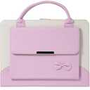 JGHYYZD Cute Case for iPad Mini 7 A17 Pro 2024/ iPad Mini 6 2021, Slim Handbag Leather Protective Cover with Stand Hand Strap Pocket for Girls Woman Kids for iPad Mini 7th/ 6th Generation 8.3", Pink