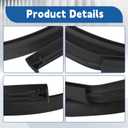 Silscvtt Roof Trim Molding Kit Sealing Strip Black Replacement for Corolla 2009-2013
