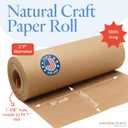 Woodpeckers Brown Kraft Paper Roll 30 inch Wide, 1200 inch Long, 1 Roll, Jumbo Roll for Eco Friendly Christmas Gift Wrapping Paper and Packing Paper, 30" x1200"