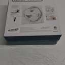 BLACK+DECKER Mini Box Fan Tabletop Quiet 9 Inch Desk Box Fans Frameless BFB09W White