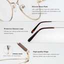 RB. Pilot Retro Cateye Reading Glasses for Women Blue Light Blocking Computer Glasses Spring Hinge Readers
