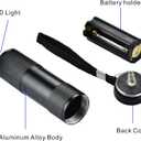 2 x 6 Pack UV Blacklight 9 LED Flashlight Torch Light Outdoors Etc (6 Pack)
