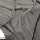 ZESICA Women's 2 Piece Lounge Sets Fall 2026 Casual Long Sleeve Boat Neck Ribbed Tops Wide Leg Pants Outfits with Pocket,Black,Large