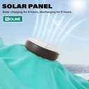 9FT Solar-Powered LED Patio Umbrella with Tilt Crank,Outdoor Market Umbrella with 32 Lights,Sunshade for Deck, Garden and Pool