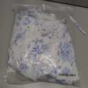 Women's Corset Dresses Floral Print Boho Flowy Slit Dress Midi Beach Casual Sundress Vacation Outfits (XL)