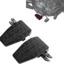 Wide Motorcycle Foot Pegs Pedal Compatible with Honda Rebel 1100 CMX1100 (2021-2025 CMX 1100 DCT), Aluminium Footrest Footpeg Extension Enlarge Step Board Extender (Black)