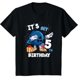 Its My 5th Birthday 5 Year Old Bowling Birthday T-Shirt, 2T