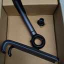 LISEN Cell Phone Stand Phone Holder for Desk Office Decor, Office Desk Accessories Gifts Women PC Gaming Essentials iPhone Stand Gadgets Men Fit OtterBox Case Switch iPad Air Tablet 4-10 in (BLACK)