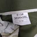 Plaid&Plain Men's Skinny Stretchy Khaki Pants Colored Pants Slim Fit Slacks Tapered Trousers (36W x 28L, Olive)