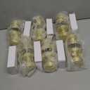 Asidrama 6 Pack Privacy Gold Door Handles, Door Lever with Door Knobs Indoor for Bedroom or Bathroom, Heavy Duty Brushed Gold Door Handles Interior with Locks for Left Right Sided Doors