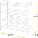 Whitmor Inc. 6023-4139-CB 4 Tier, White, Closet Shelf