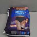 Always Discreet Boutique Incontinence and Postpartum Underwear for Women, Maximum Protection, Small/Medium, Black, 20 Count