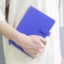 Hardcover Leather Journal Notebook A5 Lined 208 Pages 5x8.25 Inches Gold Edged Pages with Strap Closure Travel Work School Writing Journaling Notebooks for Women Men Gift Box Packaging Light Purple