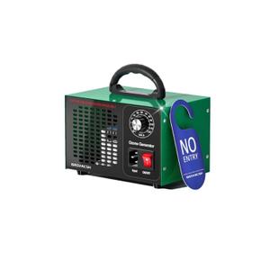 Generator 45,000mg/h, Industrial/Home O3 Air Purifier Deodorizer for Areas of 2500 Square Feet - High Capacity Machine Air Ionizer Odor Clean for Rooms, Smoke, Cars, Pets (Green)