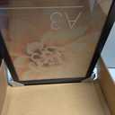 Americanflat A3 Picture Frame with Shatter-Resistant Glass - 11.7x16.5 Frame with Engineered Wood - Signature Collection - A3 Frames for Wall Display - Black