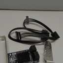 PCIe SATA 1X Card 4 Ports, PCIe 3.0 Express Expansion Controller Card 6 Gbps, PCIe Card Gen3 Adapter with 4 SATA Cables &Low Profile Bracket Plug and Play Windows Linux MAC OS System - ASM1064 Chip