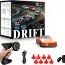RC Drift car, 1/43 Mini Rc Drift car with Gyroscope, 2.4GHz Full Proportional Remote control Cars, 4WD High Speed Racing with Lights, Racing Tires, Model Cars Gift for Adults, Kids, Boys, Girls (Orange)
