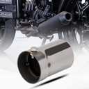 Motorcycle DB Killer 51mm Universal Muffler Silencer Baffle Removable Noise Eliminator Motorcycle Exhaust Pipe Muffler Fit for Harley Honda Kawasaki Suzuki Yamaha (With small wrench)