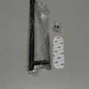 Paper Towel Holder, Self Adhesive or Drilling Paper Towel Holder Under Cabinet, Stainless Steel Black Paper Towel Holders Wall Mount for Kitchen, Bathroom, Sink, Pantry, Fridge