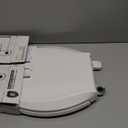 KOHLER 4636-RL-0 Cachet ReadyLatch Elongated Toilet Seat Slow Close, Soft Close Toilet Seat Quiet Lid, Contoured Grip-Tight Bumpers Installation Hardware, Apartment Essentials, White