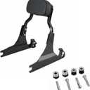 Chop Detachable Sissybar Backrest Fits for Harley FATBOY FLSTF 00-06 FLSTN 05-17 Deluxe/SPRINGER FLSTF,Heritage 2006,Black