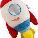 13.7 inch Rocket Shape Plush Toys Pillow, Rocket Ship Stuffed Plush Doll,Living Room Sofa Bedroom Decorative Children's Birthday Gift