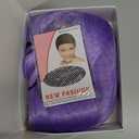 Long Purple Wavy Wig for Women 26 Inch Light Purple Middle Part Curly Synthetic Hair Wig Natural Look Heat Resistant Fiber for Daily Party Use