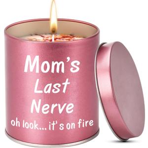 Gifts for Mom Birthday from Daughter Son, Christmas Stocking Stuffers Gifts for Mom Present Mothers Day Great ldeas Funny Unique New Mother Thanksgiving Adoptive 9oz Scented Candle