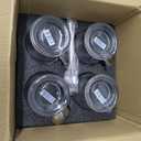 Mfacoy Glass Coffee Mugs Set of 4, Clear Large Coffee Mug 15 Oz With Handles for Hot Beverages, Clear Mugs for Tea, Cappuccino, Latte, Espresso Coffee, Juice, Glass Coffee Cups