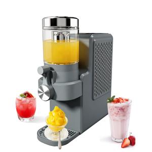 Slushie Machine with Self-Cleaning, No Ice Needed Slushy Maker for Home, Real-Time Temp Display, Frozen Drink Maker with 7 Preset Programs for Ice Cream, Frapps, Milk Shake and More