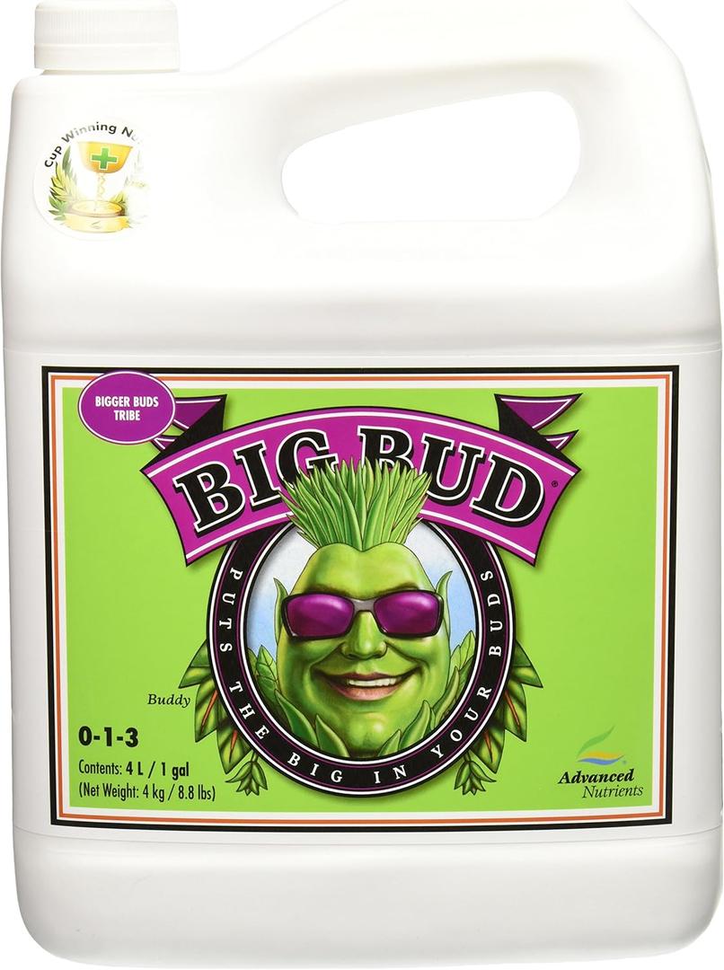 Advanced Nutrients GL525050-15 Big Bud Liquid Fertilizer, 4 Liter, Brown/A