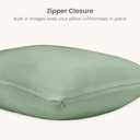  Cotton  Pillow Pillowcase with Zipper  - 21x19