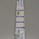 White Tension Curtain Rod for Windows 28 to 48 inch, Adjustable Expandable Pressure Spring Curtain Rod No Drilling, 7/8" Curtain Rod for Bedroom Doorway Closet Door