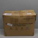 Heated Cat House for Outside,Dual Camera Mounts,100% Weatherproof & Extremely Insulated,Elevated Feral Cat Shelter with Escape Door,Waterproof Eaves for Outdoor Stray Barn Cat(Dark Camo,M) (23.6"L x 16.5"W x 18.5"H)