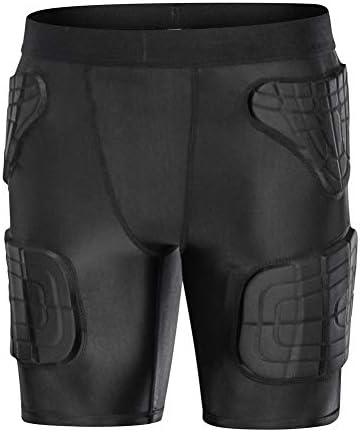 TUOY Youth Boys Padded Protective Shorts Padded Pants for Football Paintball Baseball XL