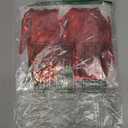 2 Pack Foil Curtain Backdrop Red Metallic Tinsel Foil Fringe Curtains Photo Booth Props for Birthday Wedding Engagement Baby Shower Bachelorette Christmas Holiday Celebration Party Decorations